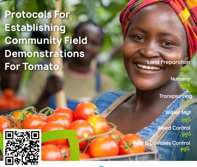 PROTOCOLS FOR ESTABLISHING COMMUNITY FIELD DEMONSTRATION FOR TOMATO