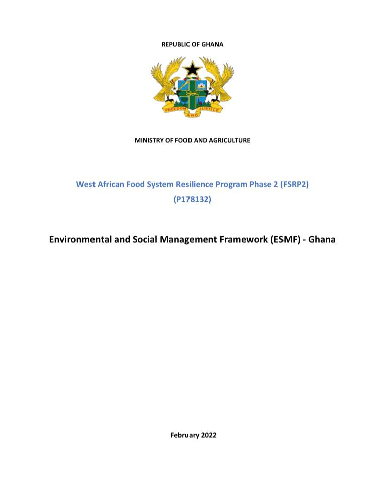Environmental and Social Commitment Plan (ESCP)